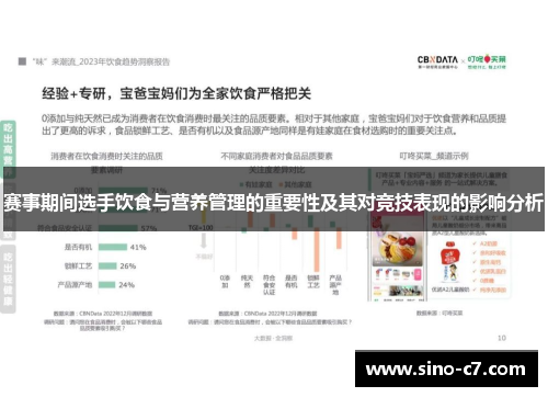赛事期间选手饮食与营养管理的重要性及其对竞技表现的影响分析